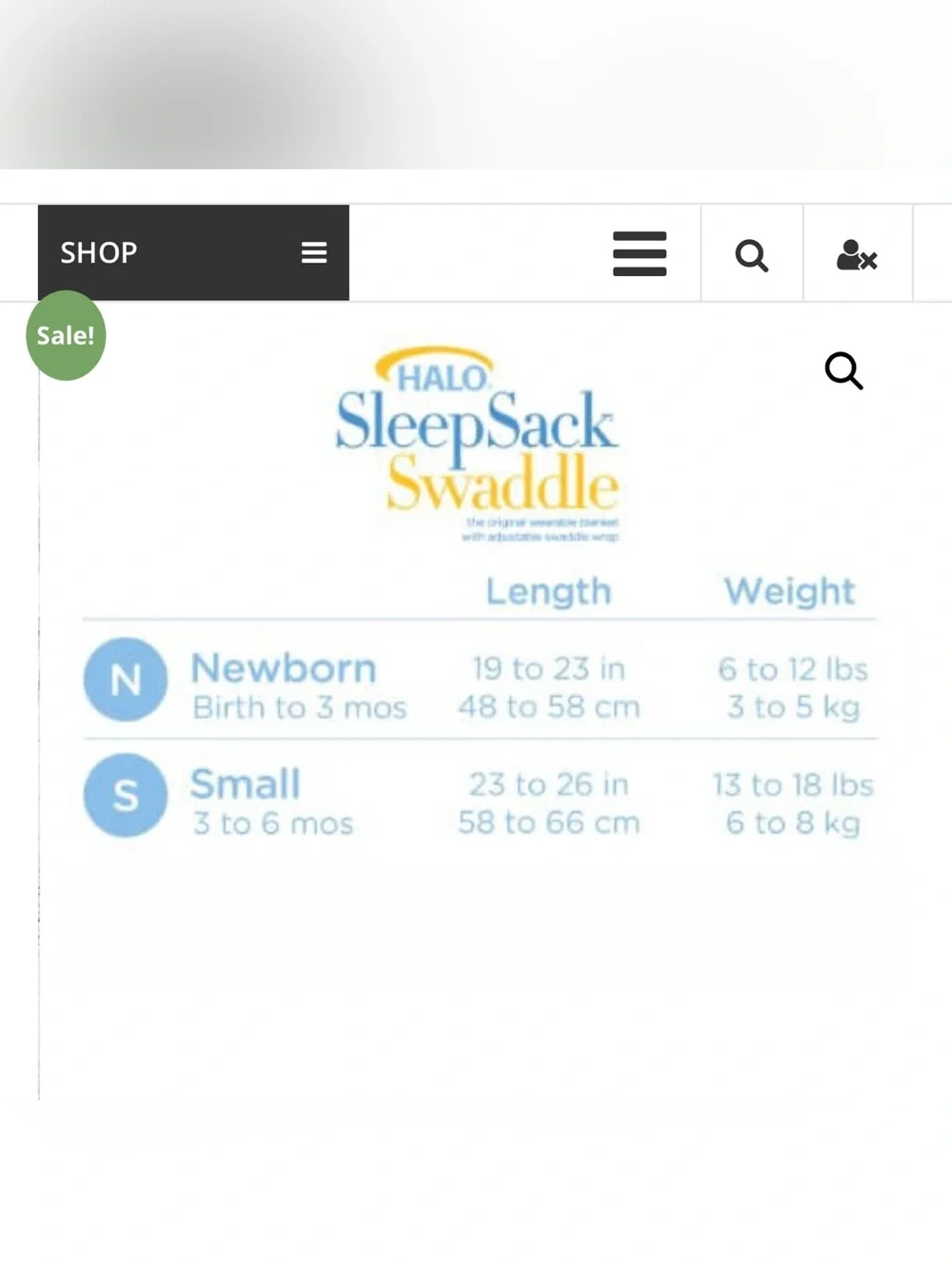 Halo size newborn